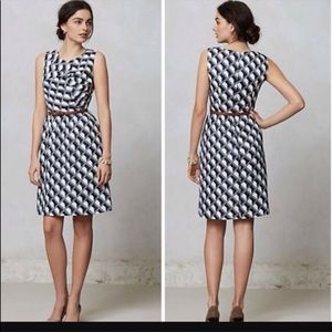 Anthropologie Hi There by Karen Walker Geometric Dress Sz 6